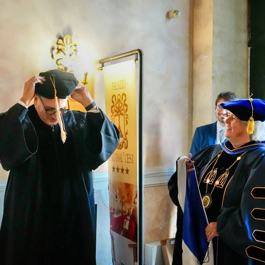 Maria College ceremony honoring Massimiliano Strappetti