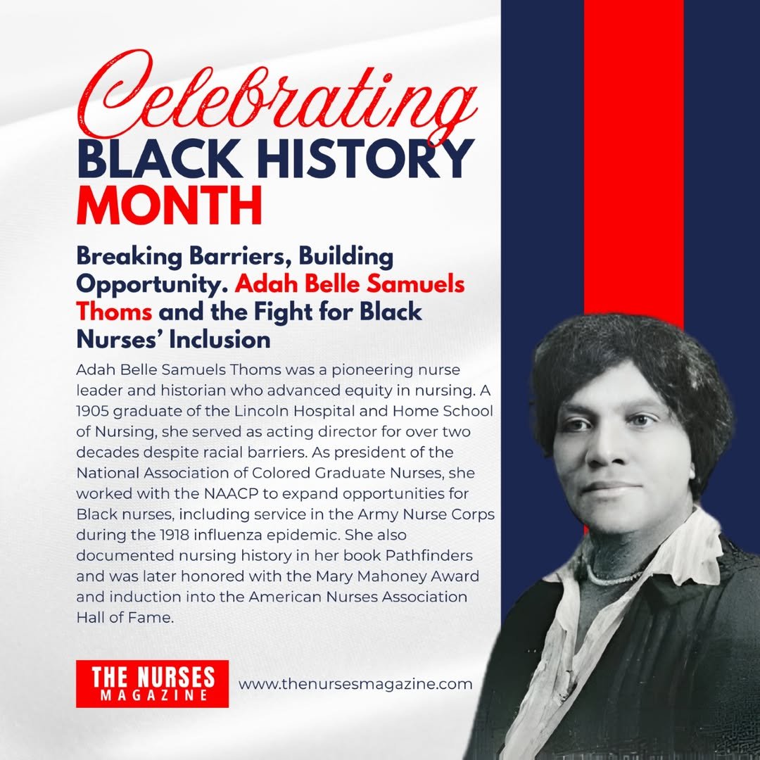 Adah Belle Samuels Thoms Black History Month honoree