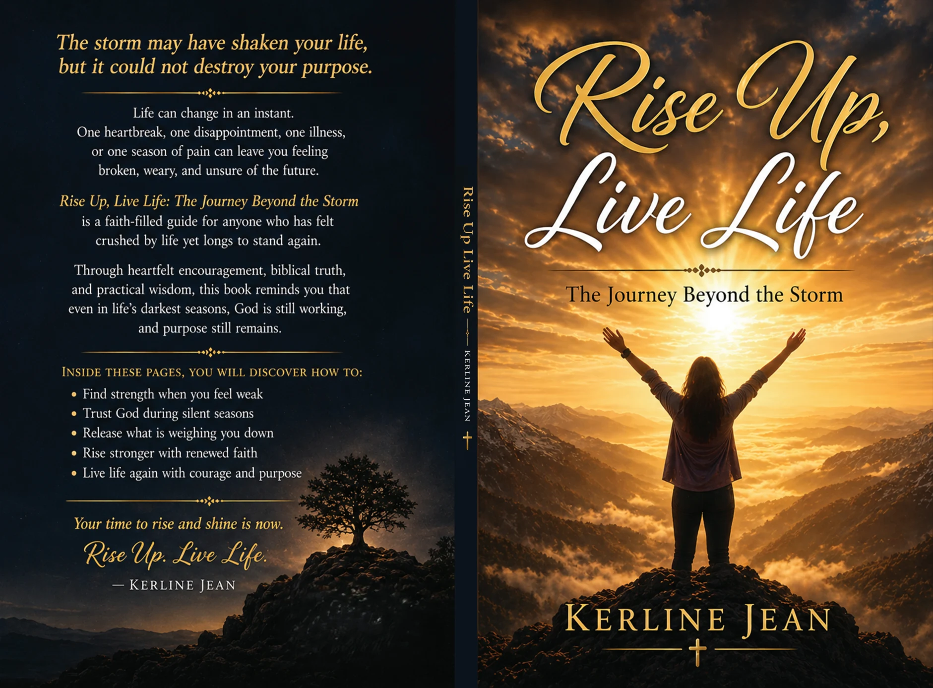 Rise Up, Live Life: The Journey Beyond the Storm — by Kerline Jean