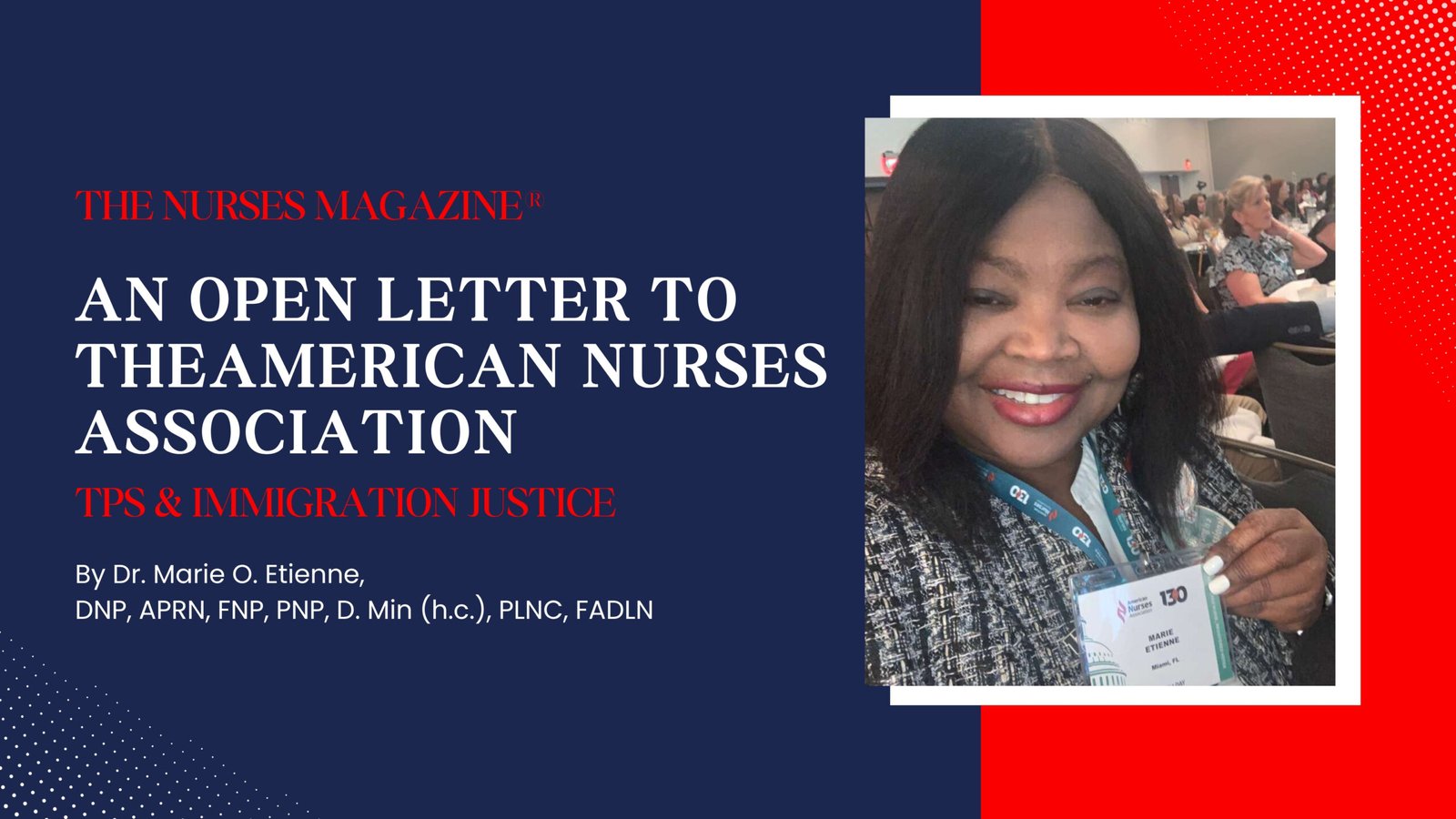 An Open Letter to the American Nurses Association on Temporary Protected Status (TPS) and Immigration Justice